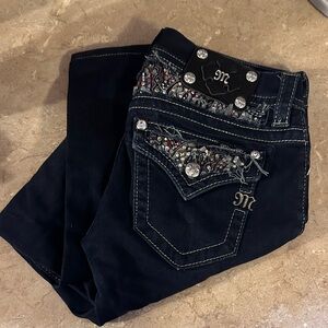 Embellished dark wash Jeans